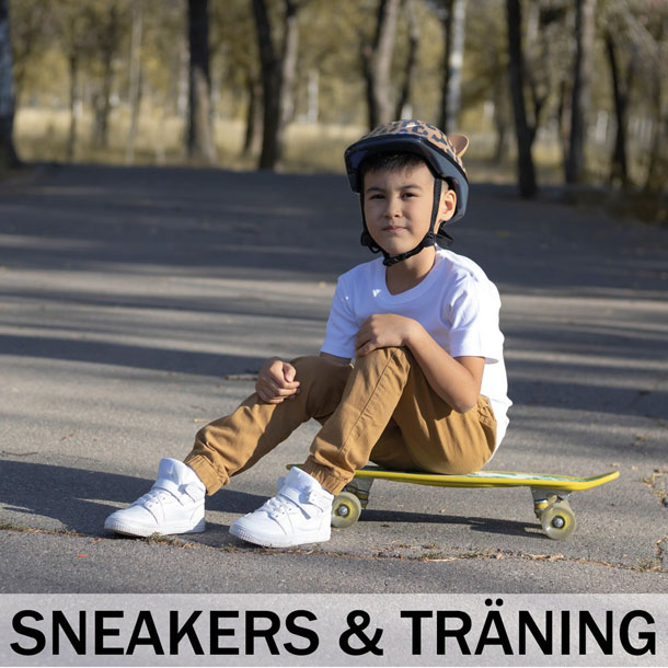 Våra sneakers och träningsskor för barn